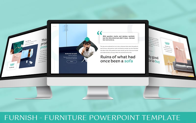 furnish furniture powerpoint template original