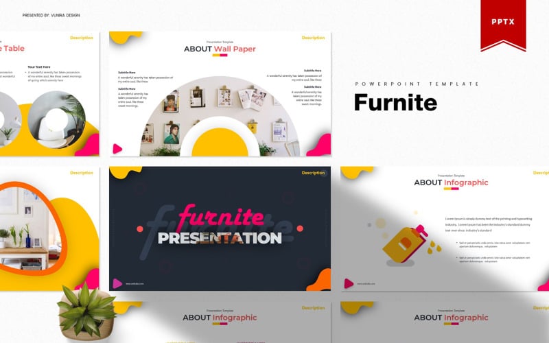 furnite powerpoint template original