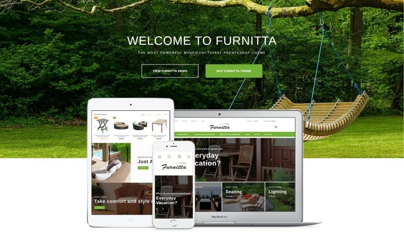 furnitta outdoor furniture prestashop theme original