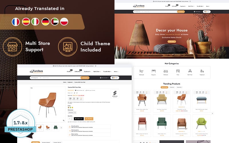 furniture interior art amp crafts prestashop theme original