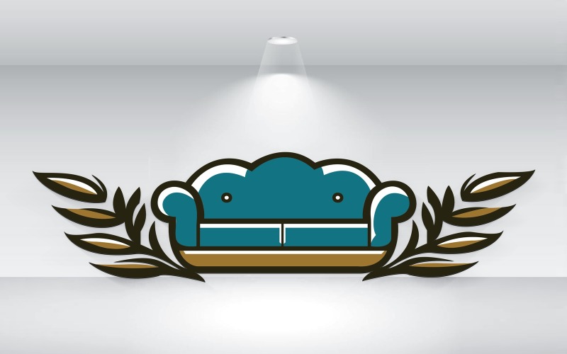 furniture logo template vector format original