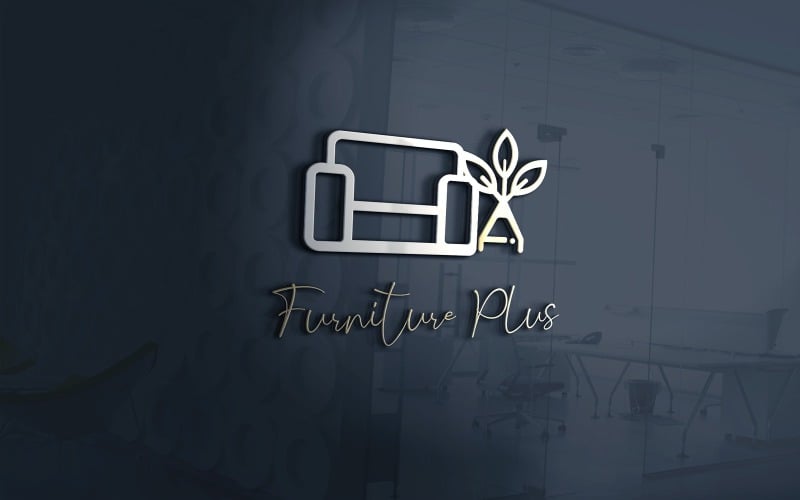 furniture plus logo vector file original