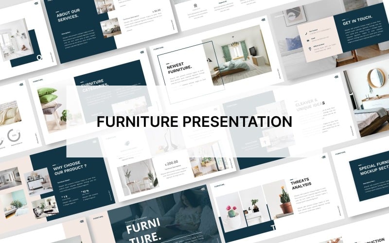furniture powerpoint template presentation original