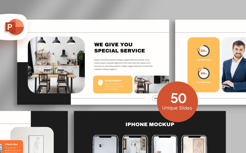 furniture style presentation template original