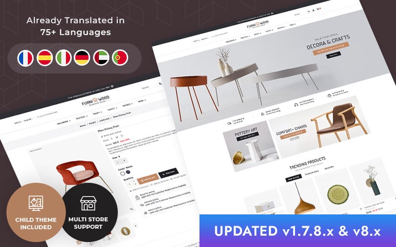 furniwood furniture home interior art amp crafts prestashop responsive theme original