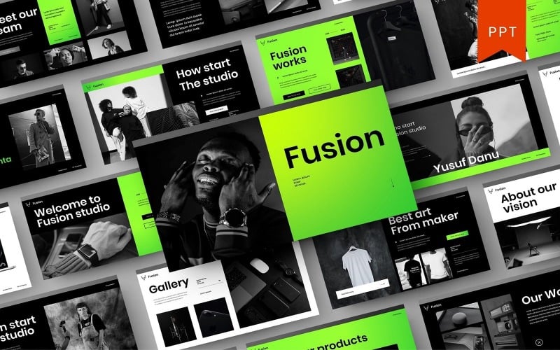 fusion busines powerpoint template original