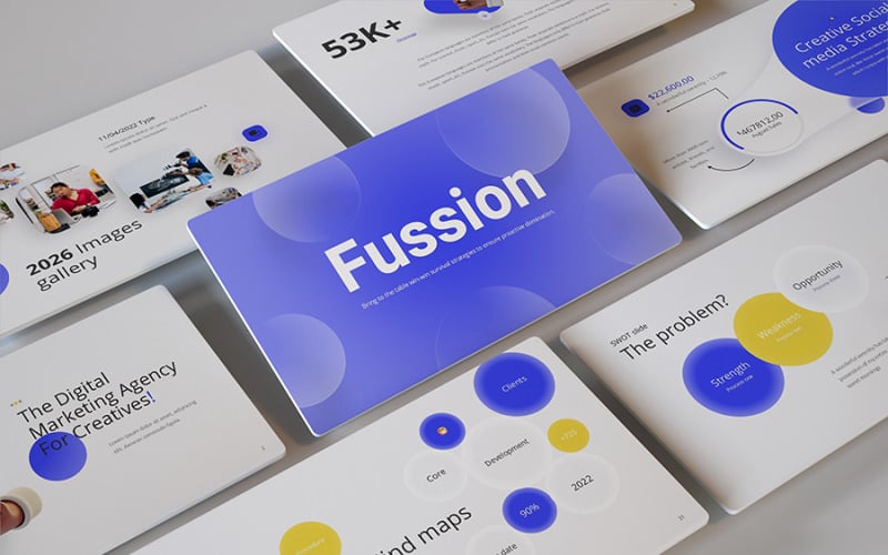 fusion creative business powerpoint template original