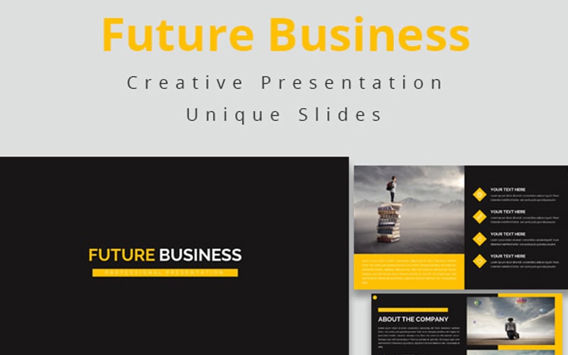 future business powerpoint template original