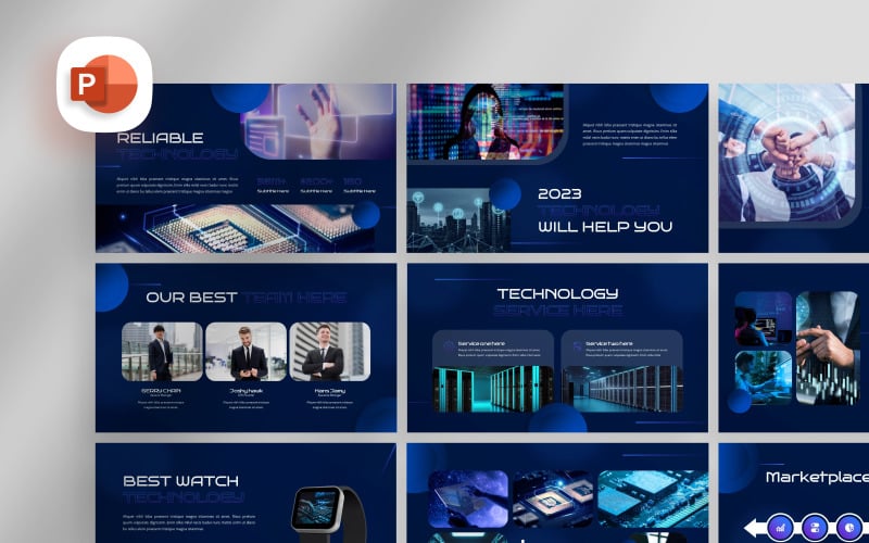 future technology presentation template original