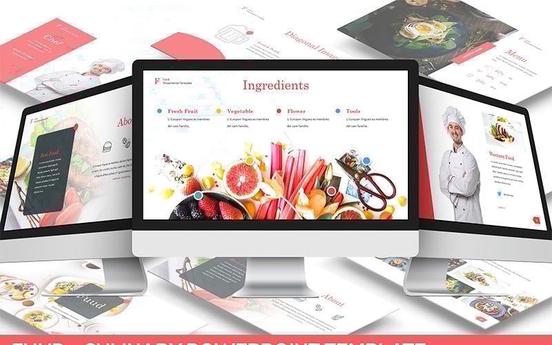 fuud culinary powerpoint template original