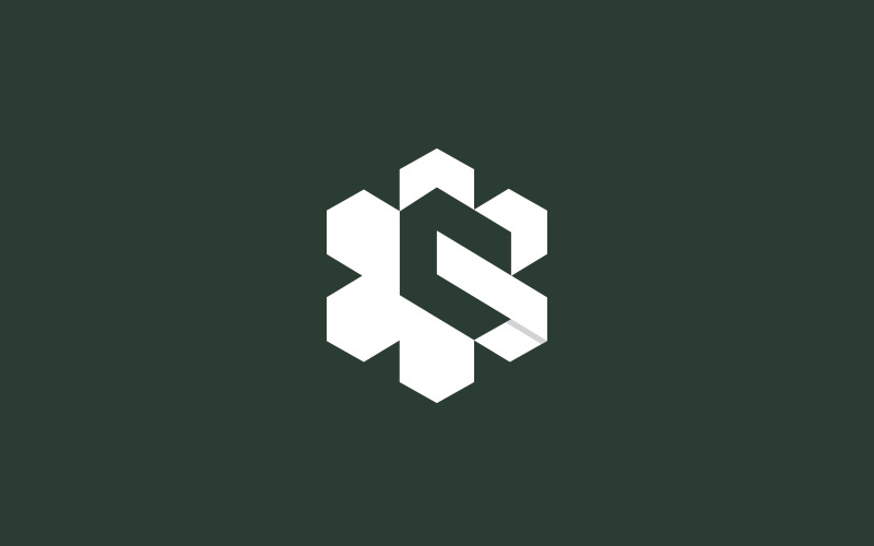 g letter technology logo design original