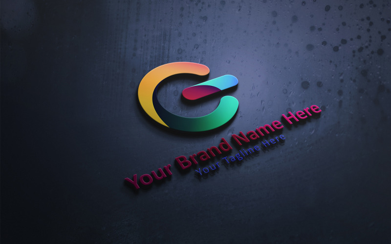g vector logo design template original