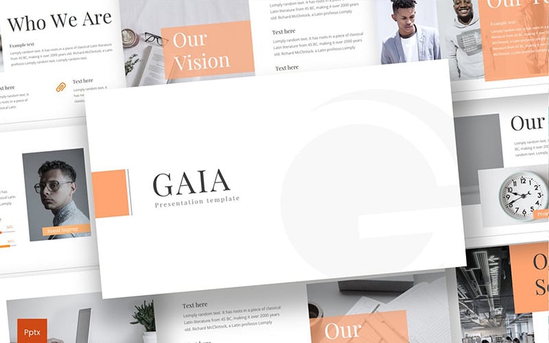 gaia powerpoint template original