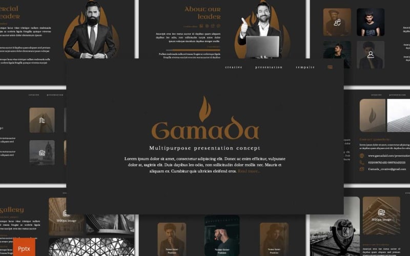 gamada powerpoint template original