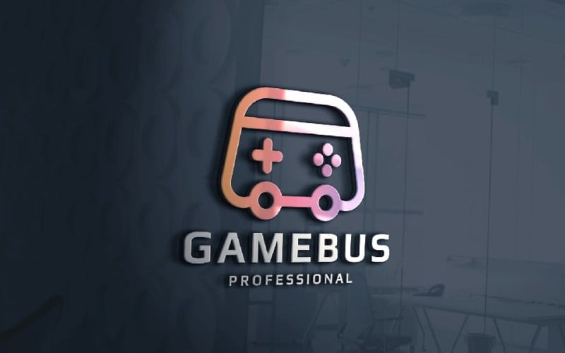 game bus professional logo original