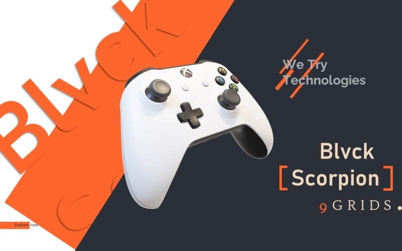game console pitch deck powerpoint template original