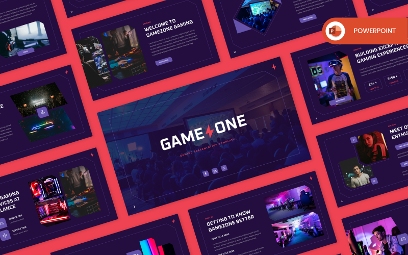 game one games and sports powerpoint template original