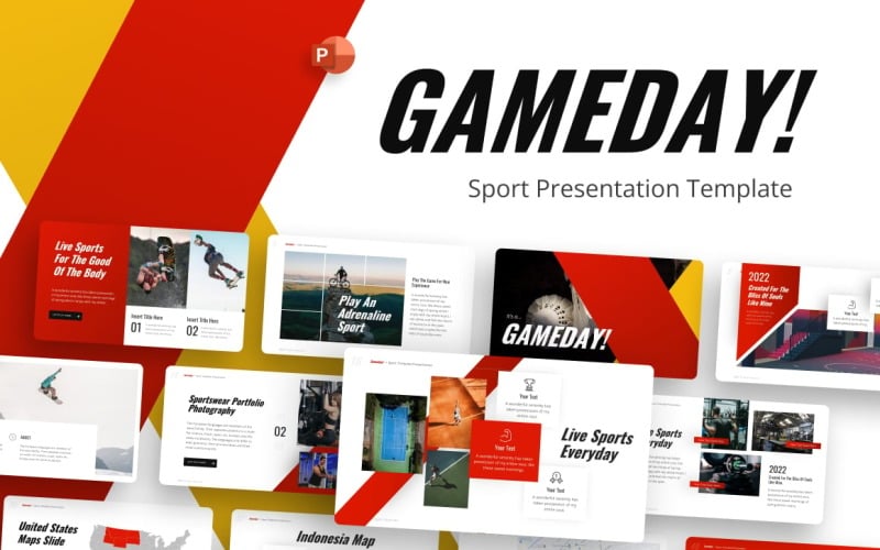 gameday sport powerpoint template original