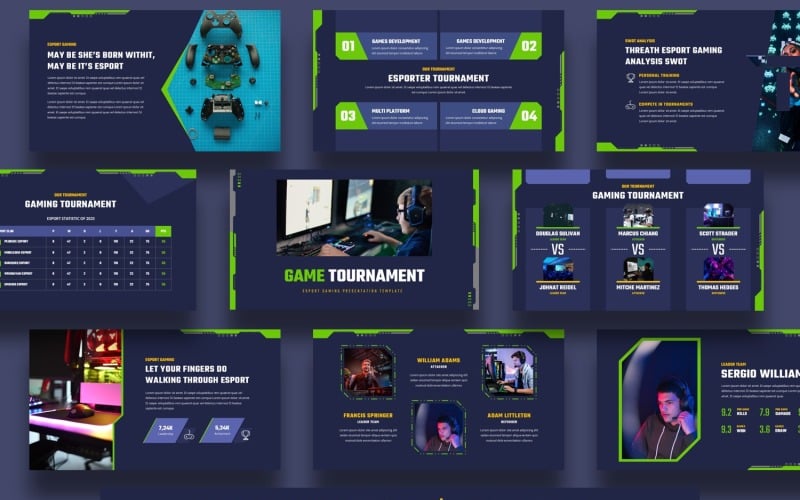 gaming powerpoint presentation template original