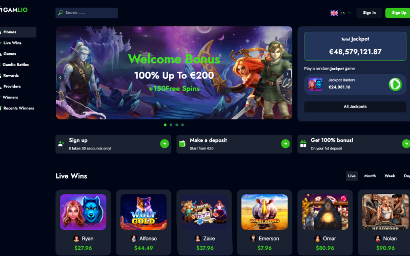 gamlio casino amp gambling html landing page template original