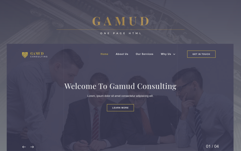 gamud multipurpose businnes amp consulting landing page template original