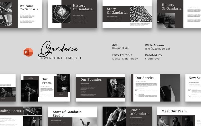 gandaria business powerpoint template original