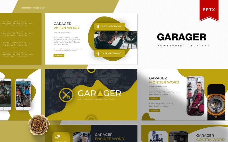 garager powerpoint template original