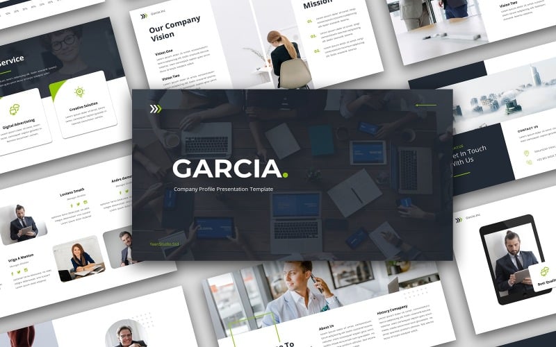 garcia company profile presentation powerpoint template original