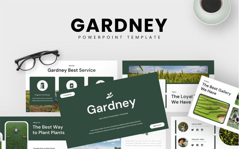 gardney agriculture powerpoint template original