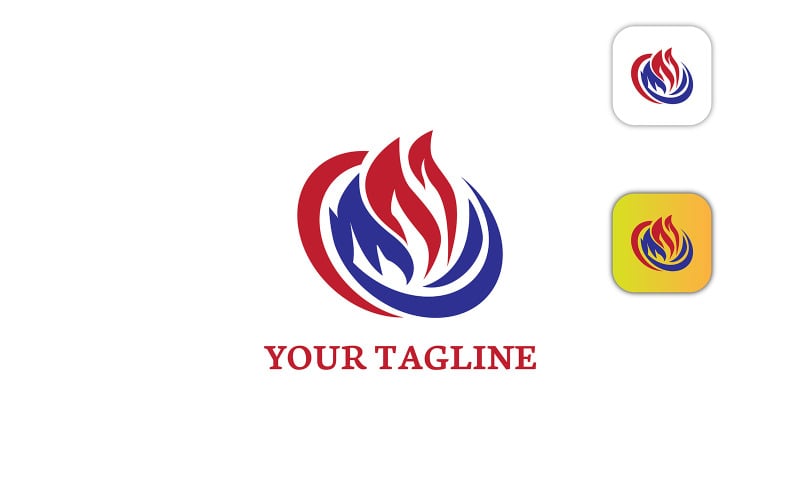 gash creative service logo design template original