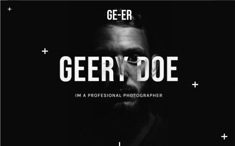 ge er multipurpose portfolio landing page template original