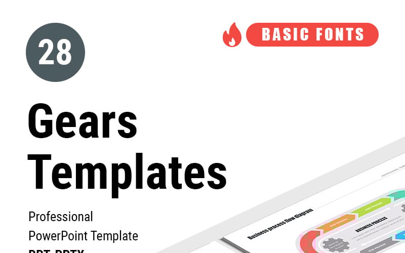 gears powerpoint template original