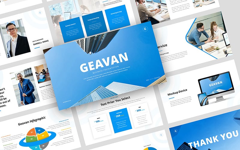 geavan business presentation powerpoint template original