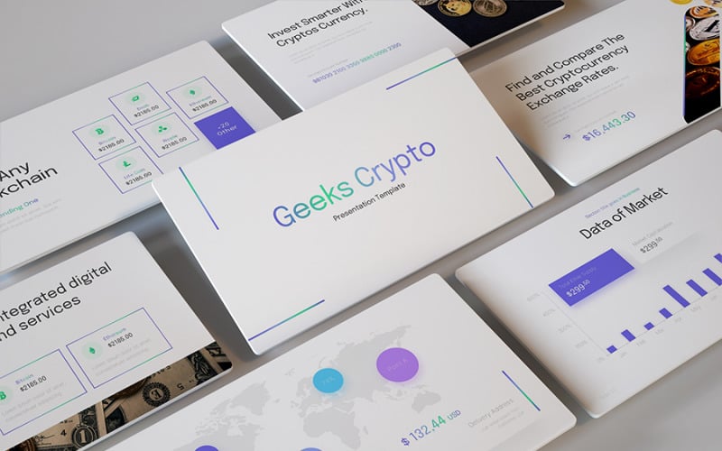 geeks cryptocurrency powerpoint template original