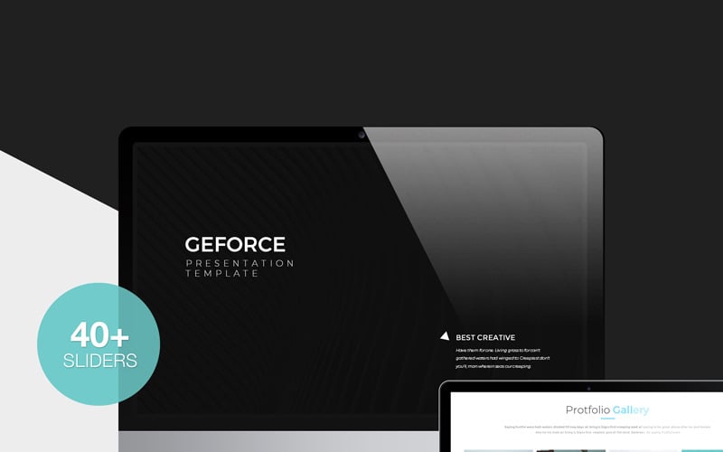 geforce clean powerpoint template original