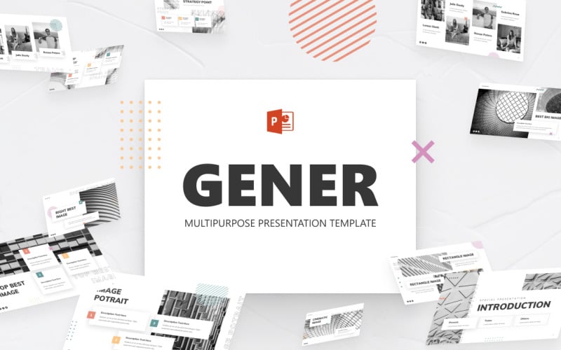 gener multipurpose creative powerpoint template original