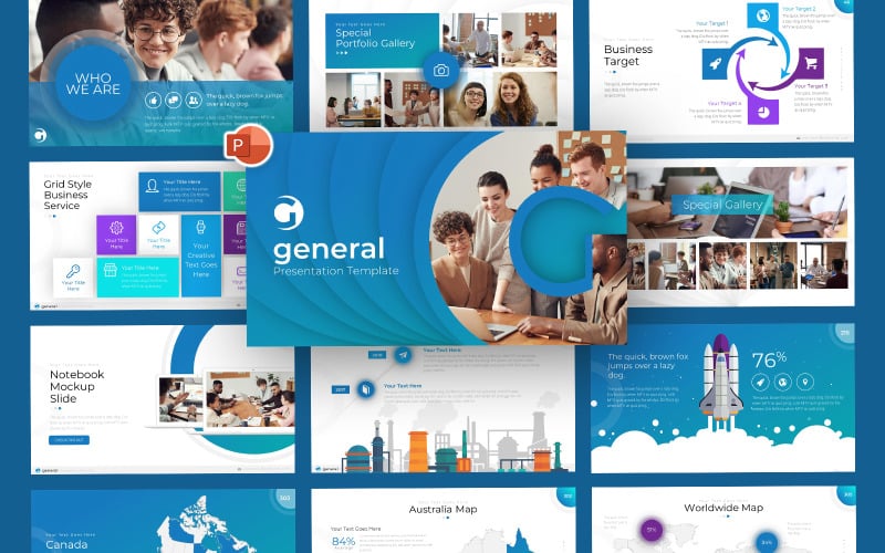 general business powerpoint template original
