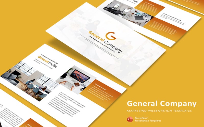 general company powerpoint template original