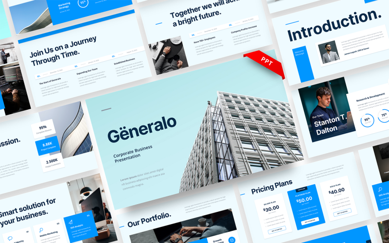 generalo corporate business powerpoint template original