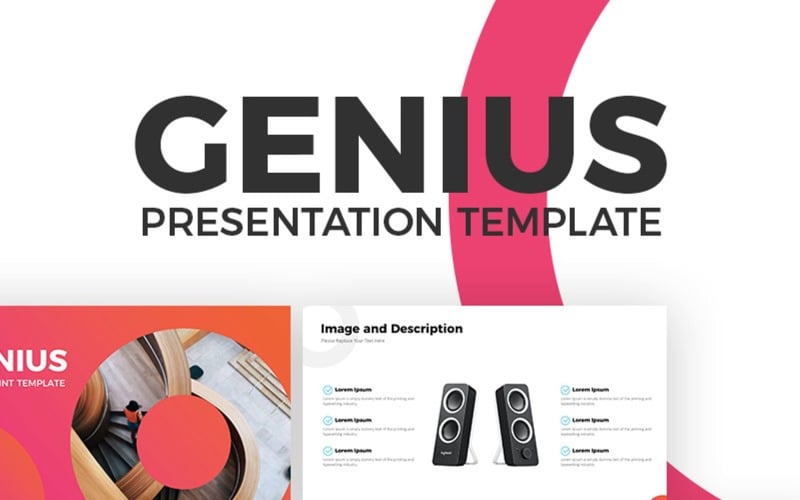 genius powerpoint template original