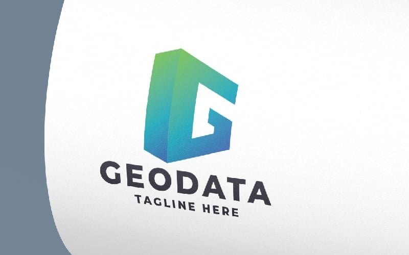 geo data letter g pro logo template original