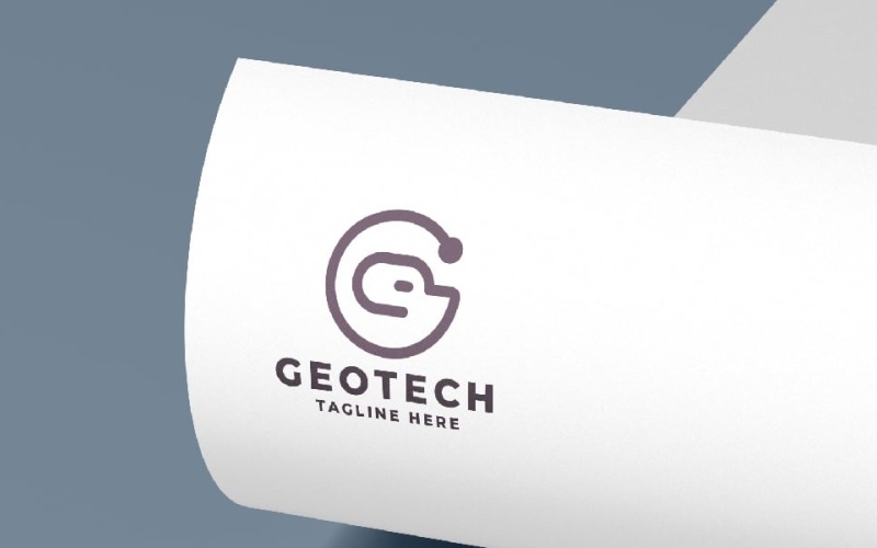geo tech letter g pro logo template original