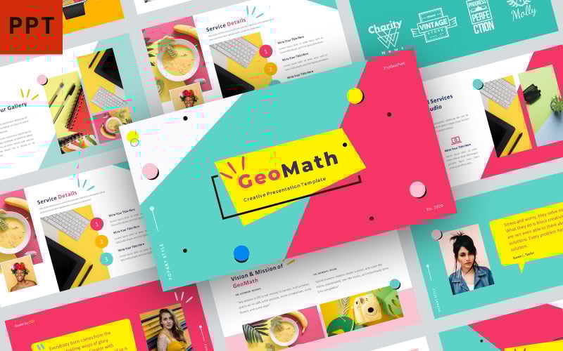 geomath powerpoint template original