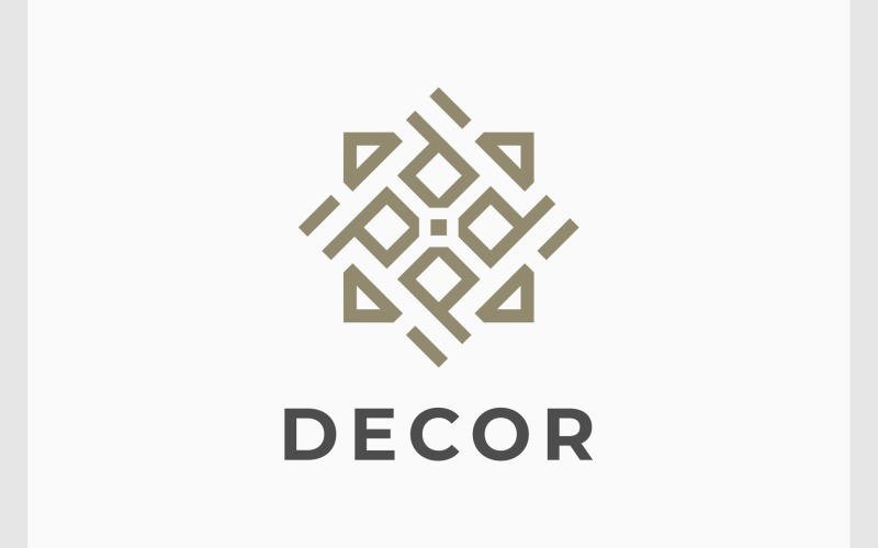 geometric decorative abstract logo original