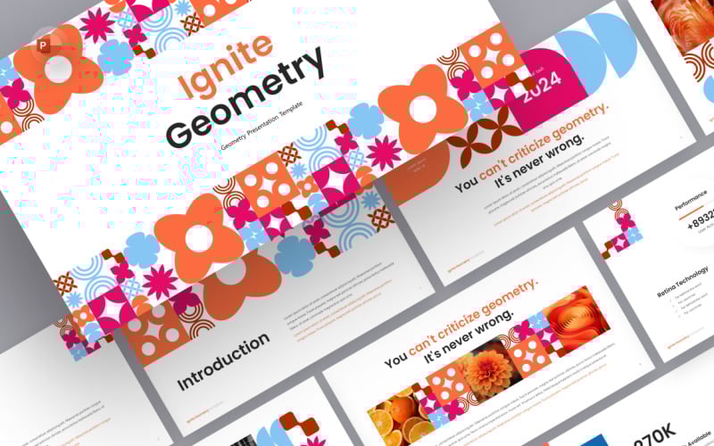 geometric powerpoint template original