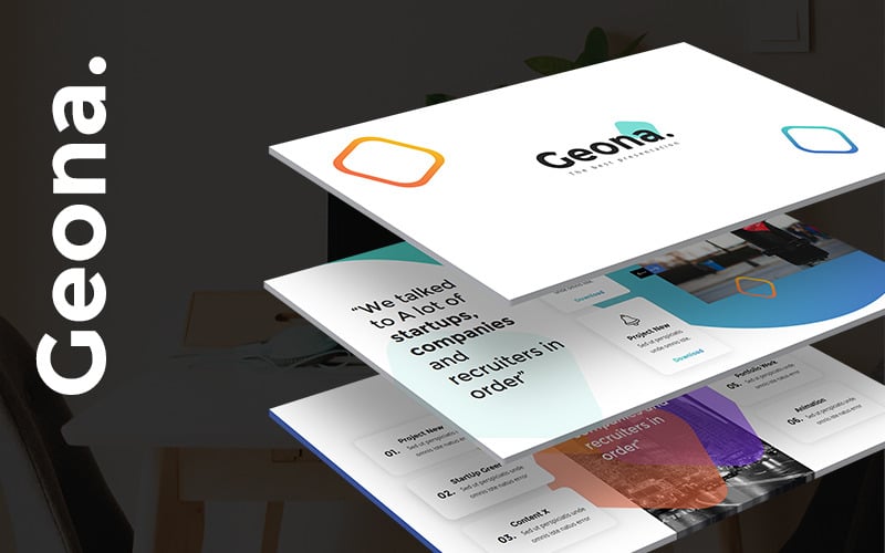 geona creative powerpoint template original