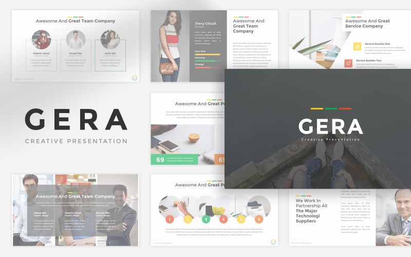 gera creative powerpoint template original