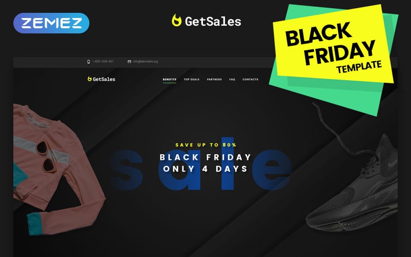 getsales fancy black friday html landing page template original