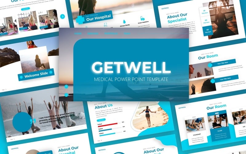 getwell wellness multipurpose powerpoint template original