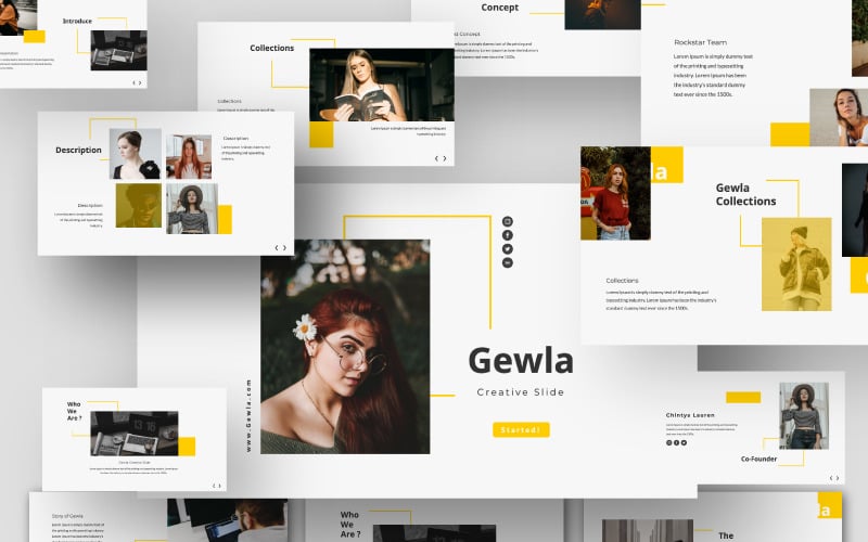gewla creative business powerpoint template original